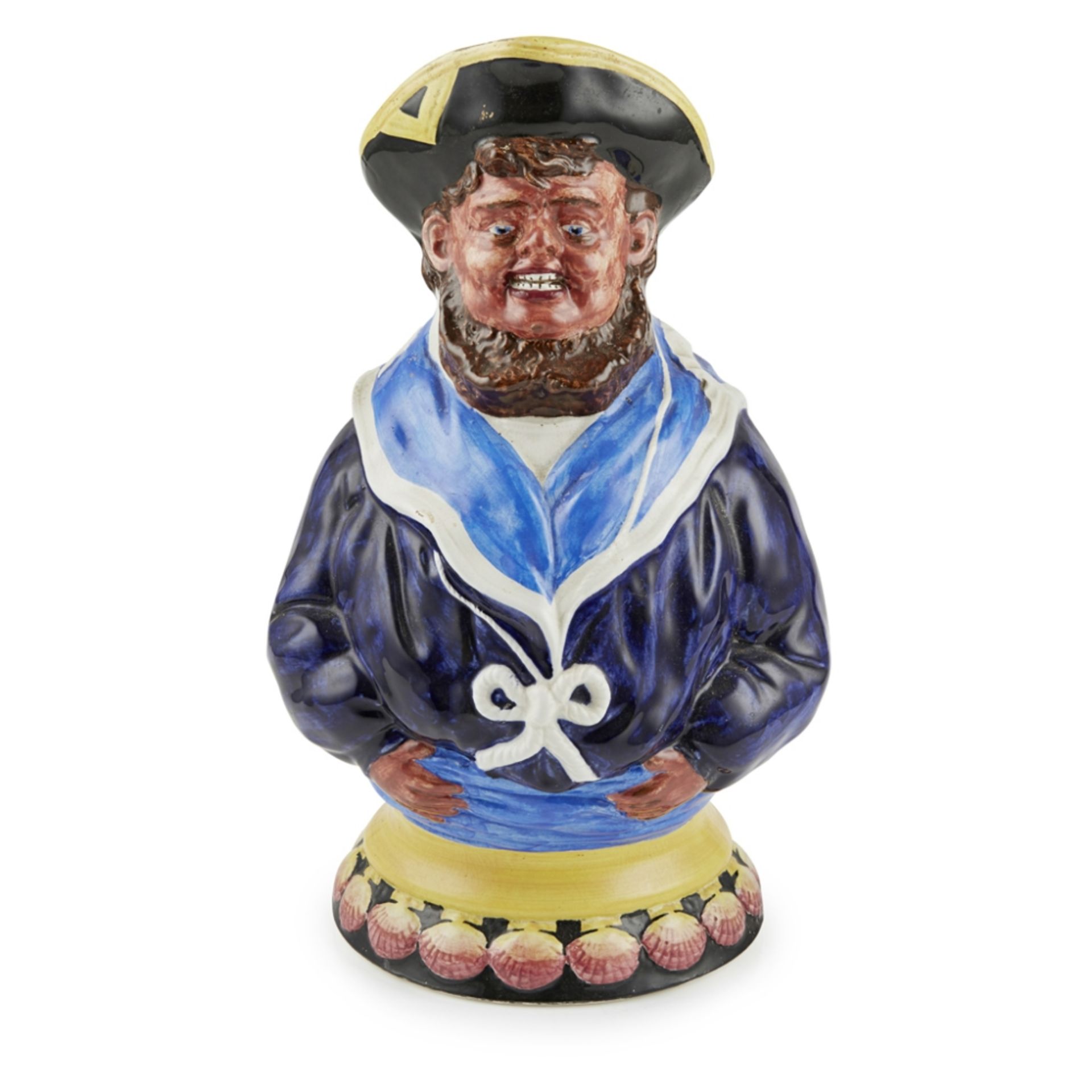 WEMYSS WARE 'JOLLY SAILOR' TOBY JUG, EARLY 20TH CENTURY decorated by Joe Nekola, painted mark WEMYSS - Image 2 of 2