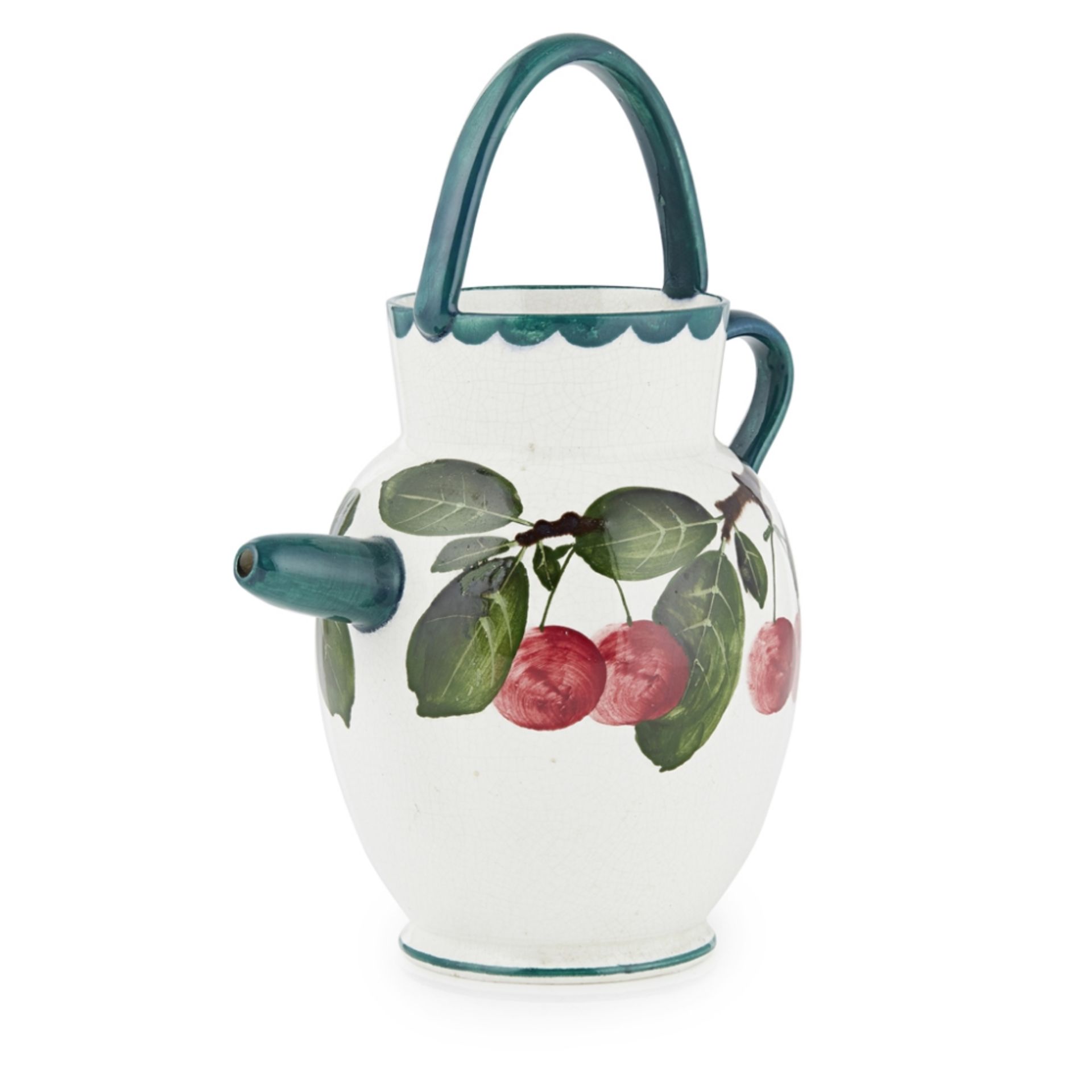 WEMYSS WARE 'CHERRIES' PIPKIN, EARLY 20TH CENTURY impressed maker's mark WEMYSS 19.5cm high - Image 2 of 2