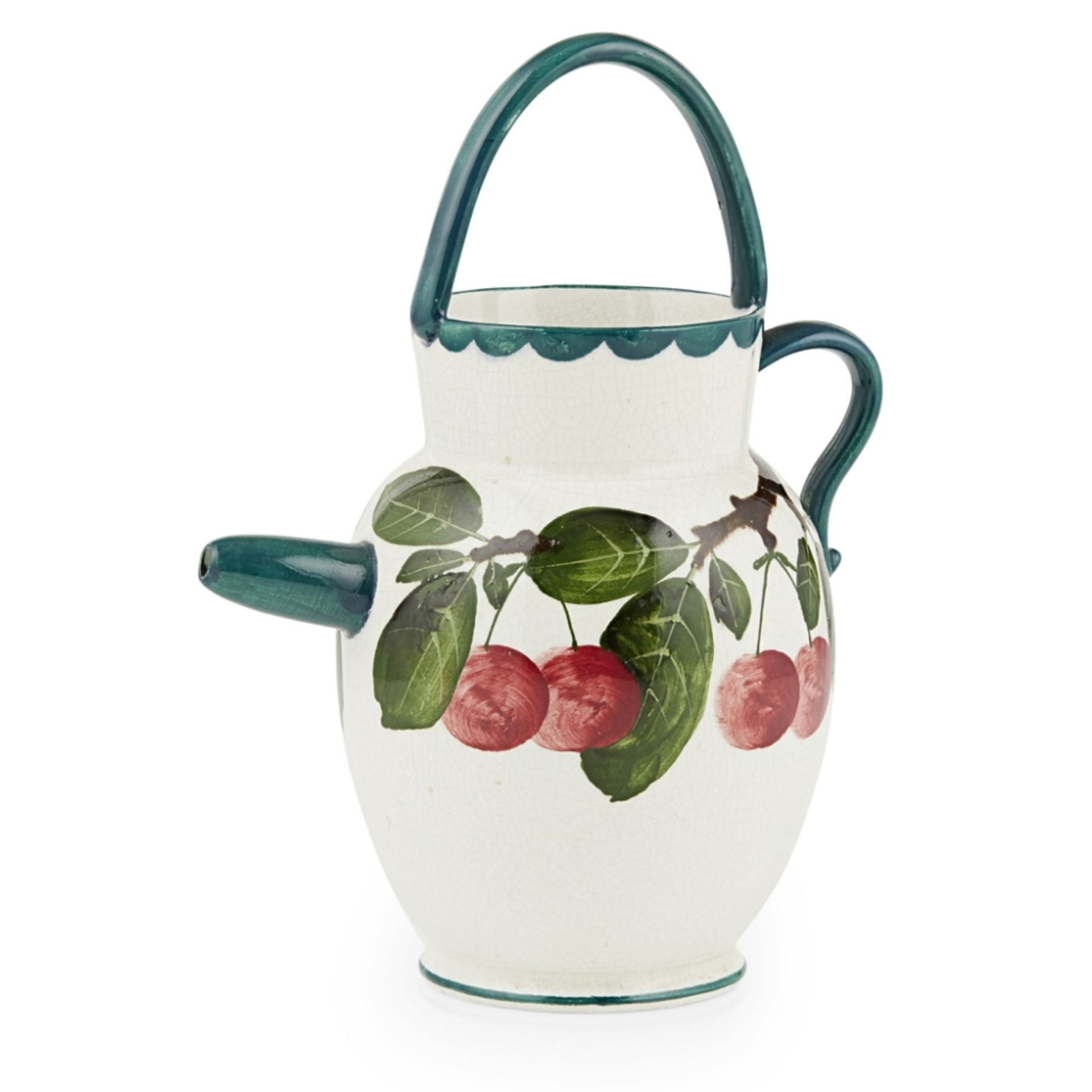 WEMYSS WARE 'CHERRIES' PIPKIN, EARLY 20TH CENTURY impressed maker's mark WEMYSS 19.5cm high