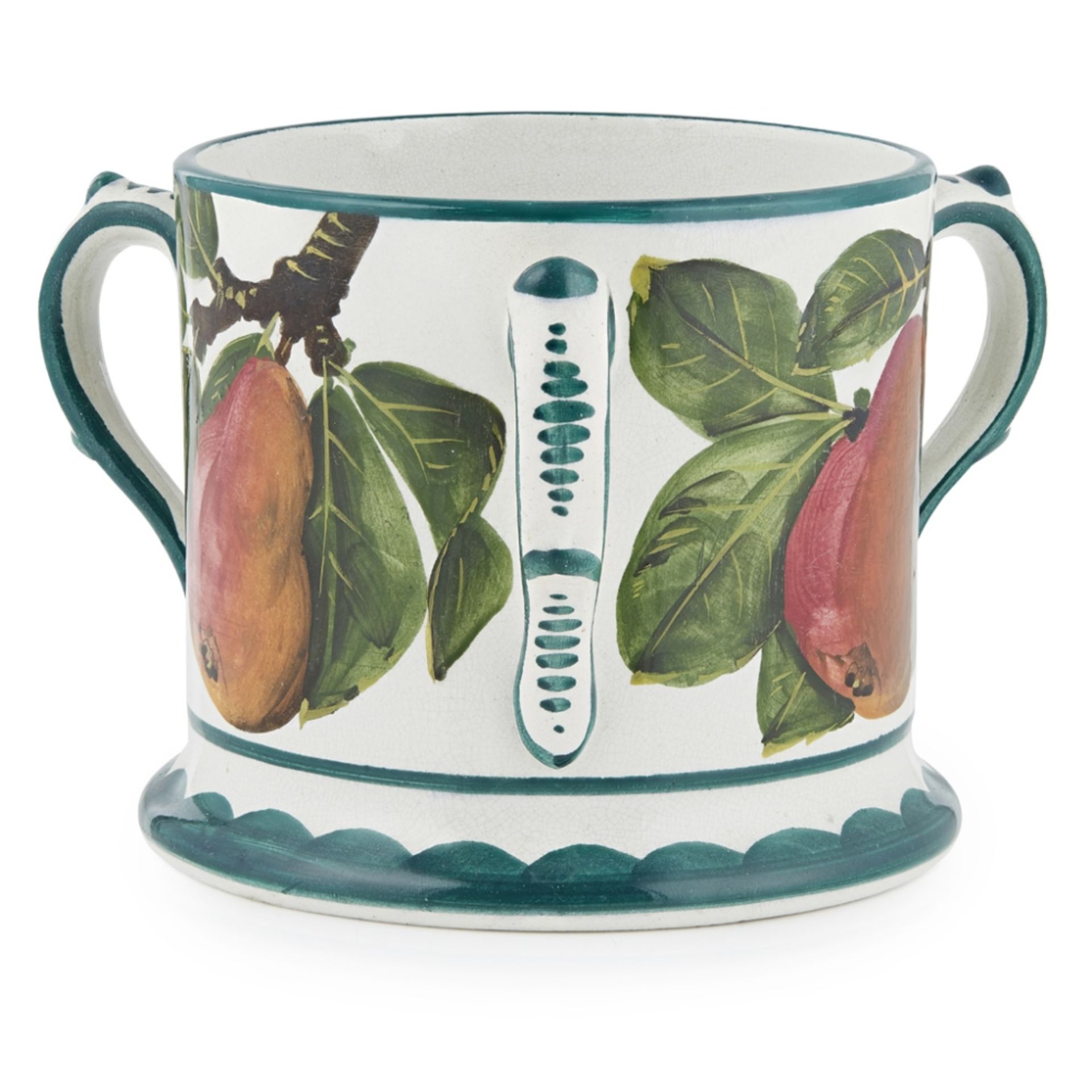 WEMYSS WARE SMALL 'PEARS' TYG, EARLY 20TH CENTURY impressed mark WEMYSS 10.5cm high - Image 2 of 2