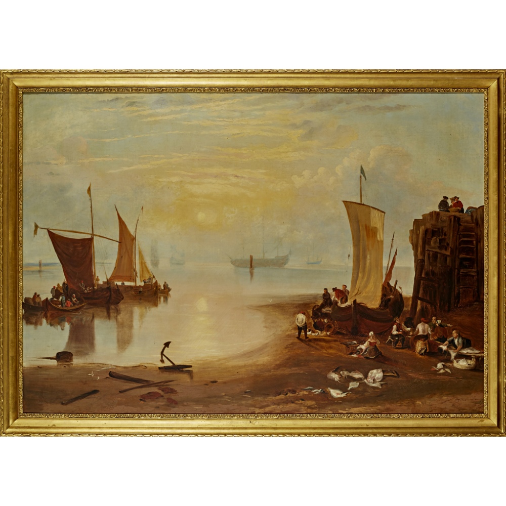 AFTER JOSEPH MALLORD WILLIAM TURNERSUN RISING THROUGH VAPOUR Oil on canvas124cm x 176cm (49in x 69. - Image 2 of 2