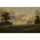 MANNER OF GEORGE CUITTPROSPECT OF LISCOMBE HOUSE, BUCKS Oil on canvas61cm x 91cm (24in x 36in)