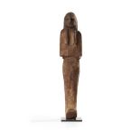 ANCIENT EGYPTIAN SHABTI EGYPT, NEW KINGDOM, 20TH DYNASTY, CIRCA 1187 - 1064 BC 26cm tall