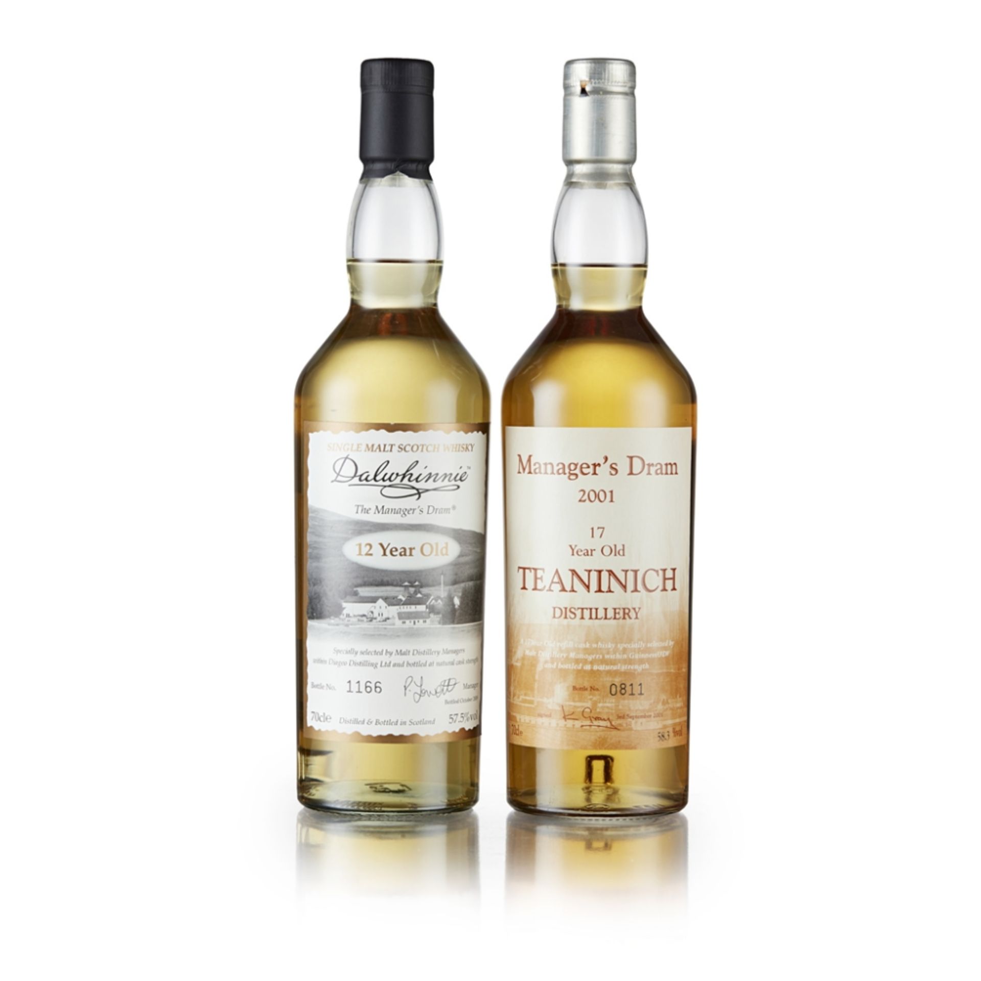 TEANINICH 17 YEAR OLD - THE MANAGER'S DRAM DISTILLERY ACTIVE bottled in 2001, number 811, 70cl/ 58.