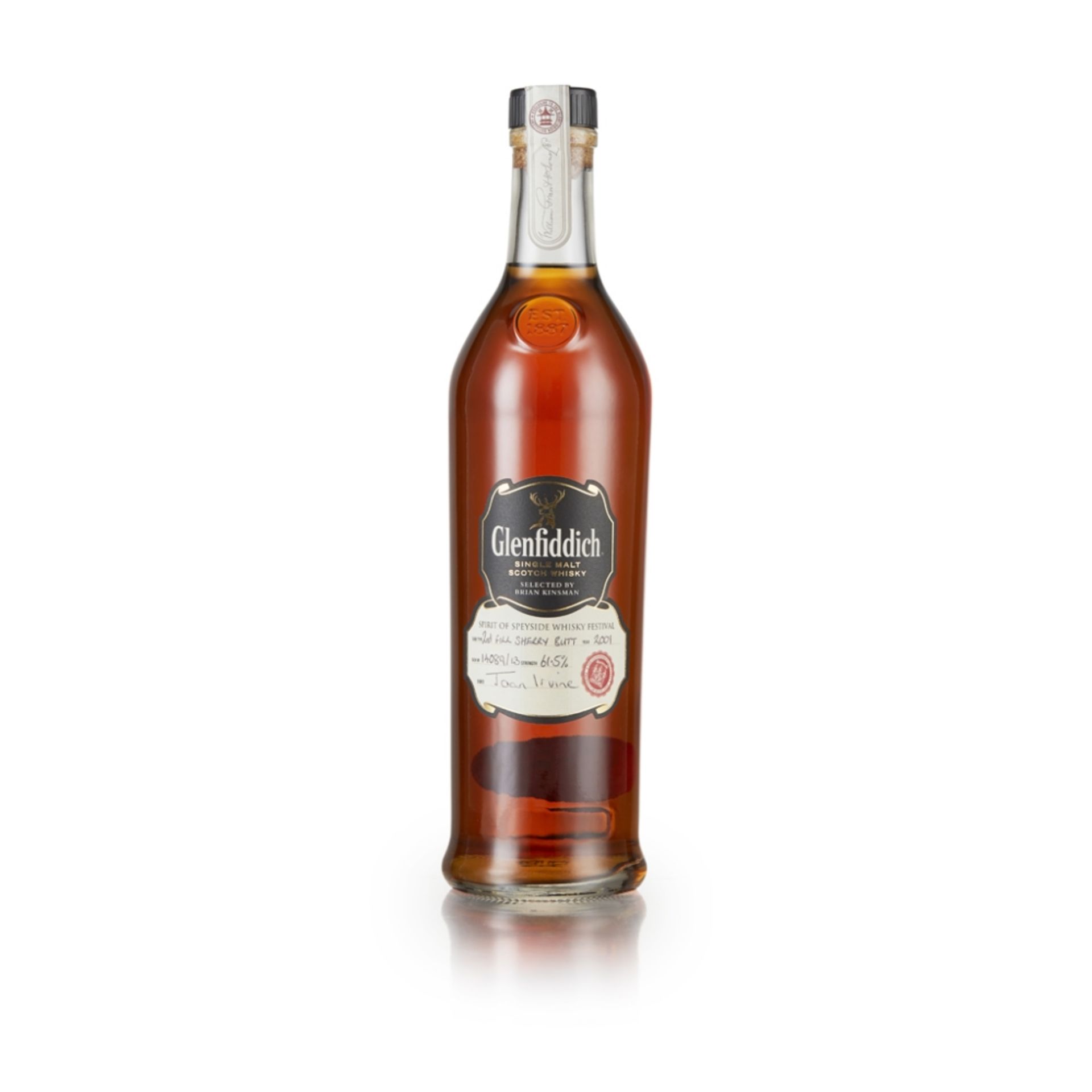 GLENFIDDICH 2001 15 YEAR OLD - THE SPIRIT OF SPEYSIDE FESTIVAL DISTILLERY ACTIVE matured in a second