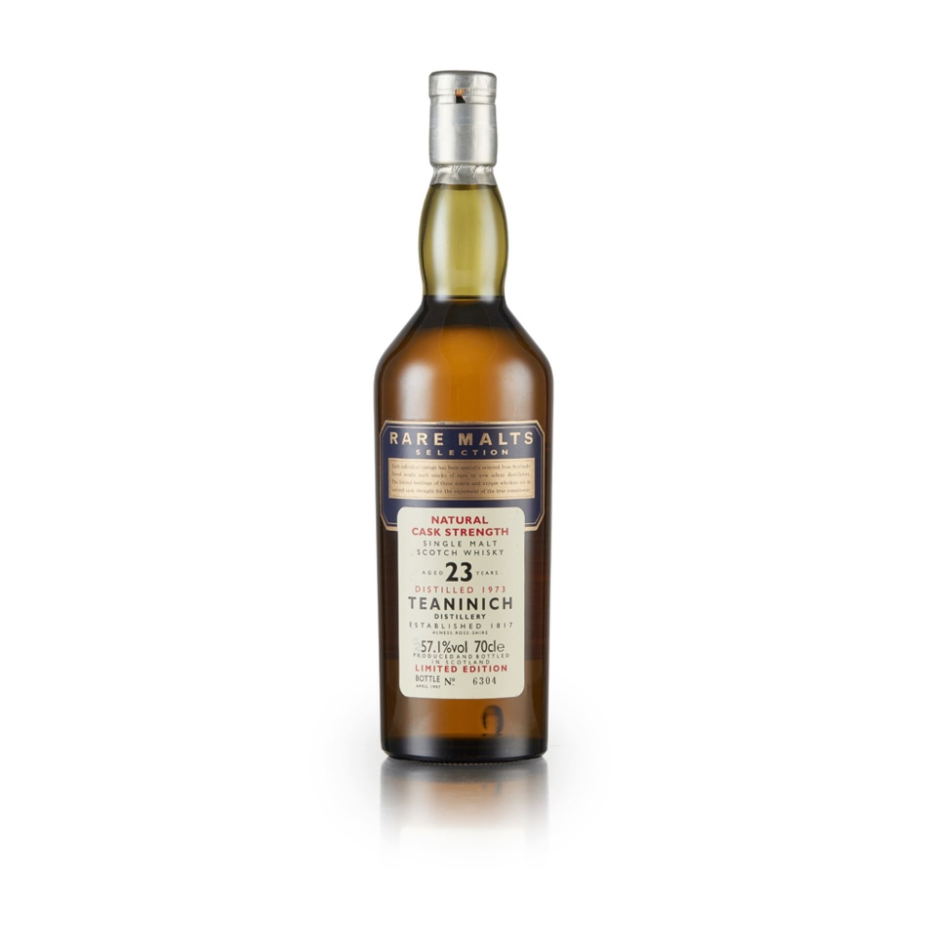 TEANINICH 1973 23 YEAR OLD - RARE MALTS SELECTION DISTILLERY ACTIVE limited edition, bottle number