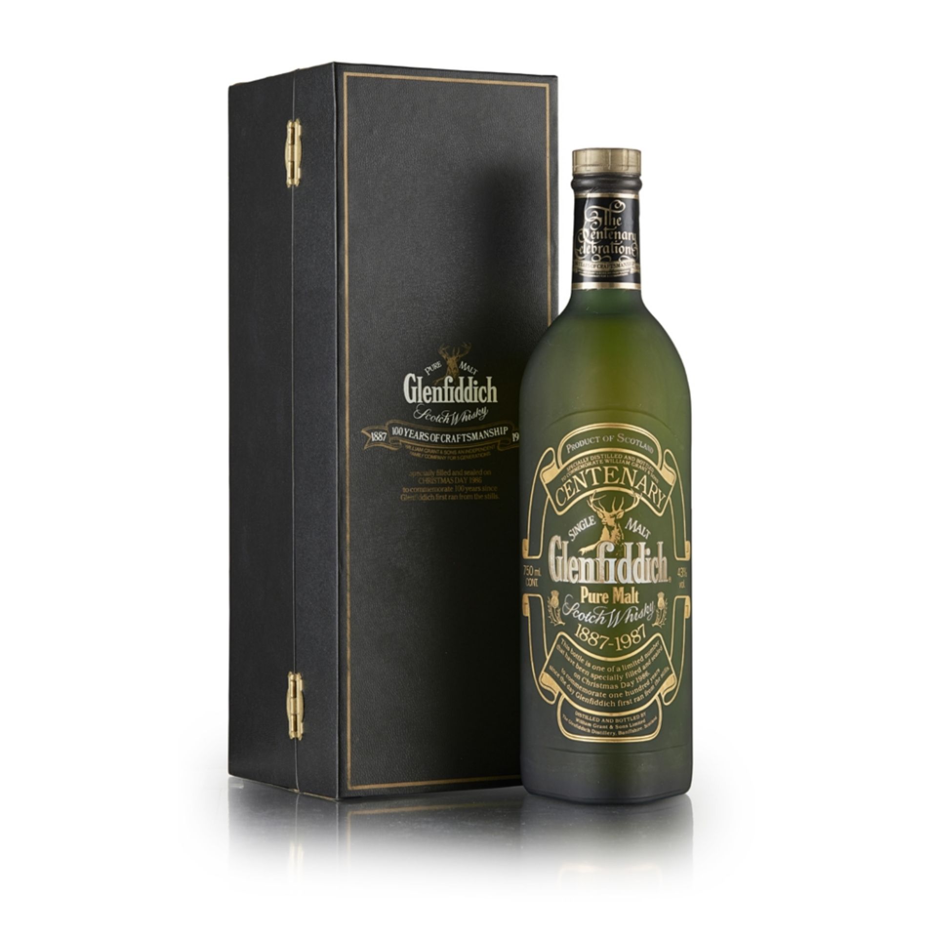 GLENFIDDICH 1887-1987 LIMITED CENTENARY EDITION DISTILLERY ACTIVE filled and sealed on Christmas Day - Image 3 of 3