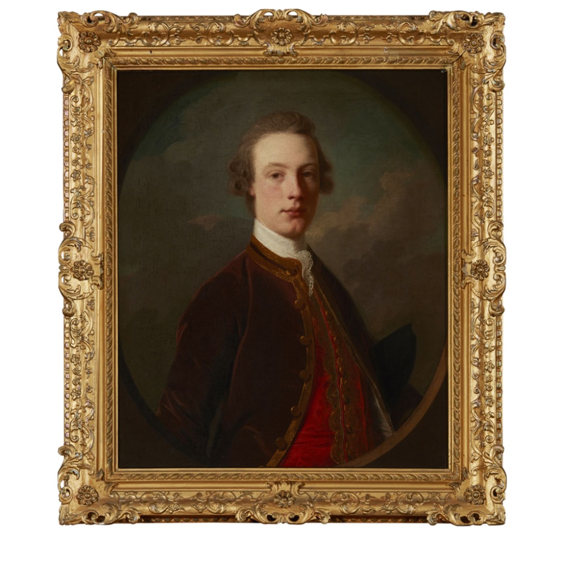 ALLAN RAMSAY (SCOTTISH 1713-1784)HALF-LENGTH PORTRAIT OF KEITH URQUHART Signed and dated 1752, - Image 2 of 2