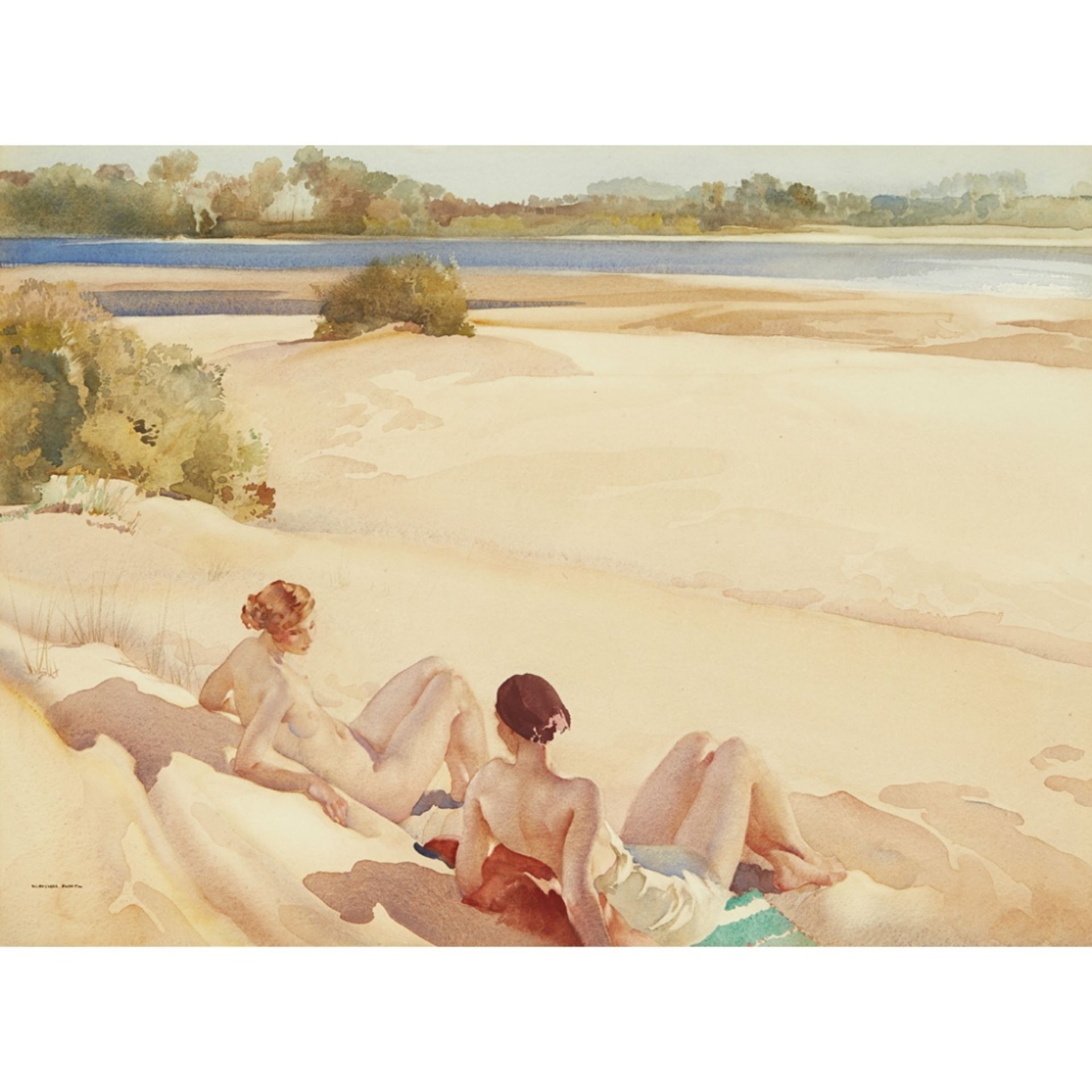 [§] SIR WILLIAM RUSSELL FLINT P.R.A., P.R.W.S., R.S.W., R.O.I., R.E. (SCOTTISH 1880-1969)