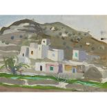 [§] ANNE REDPATH O.B.E., R.S.W., A.R.A., R.O.I., R.B.A., L.L.D. (SCOTTISH 1895-1965)COTTAGES, CANARY