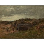 JOSEPH HENDERSON R.S.W. (SCOTTISH 1832-1908)THE HIDEOUT Signed, oil on canvas46cm x 63.5cm (18in x