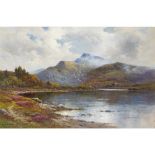 [§] ALFRED DE BREANSKI JUNIOR (BRITISH 1877-1955)BEN LOMOND FROM LUSS, LOCH LOMOND Signed, signed