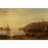 EDMUND THORNTON CRAWFORD R.S.A. (SCOTTISH 1806-1885)TARBERT Signed and dated 1869, oil on canvas51cm