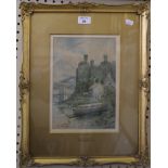 Owen Meredith 'Conway Castle' Watercolour, signed 26cm x 18cm