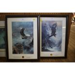Ted Blaylock 'Save the Eagle, Purple Mountain Majesty' 'Save the Eagle, Proud and Free' Lithographs,