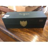 A cased bottle of Dom Perignon vintage champagne 1998, with seal intact