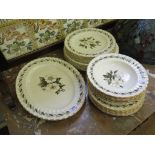 A Royal Worcester Engadine part dinner service, 25 pieces