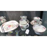 A Paragon Tree of Kashmir pattern part tea service, 21 pieces