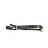 A Georg Jensen silver tie clip