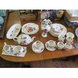 A James Kent Old Foley Eastern Glory pattern part tea service, a Poole Pottery dish, another tea