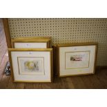 Mary C. Weber Seven limited edition prints All signed and inscribed in pencil including banded