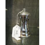 A plated pepper mill