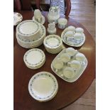 A Royal Doulton Tapestry pattern part dinner and breakfast service, (67 pieces)