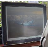 Gerald Coulson 'Birth of a Legend' - Spitfire in flight Lithograph, signed in pencil by the artist