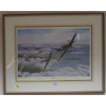 B.J. Freeman 'Business As Usual' Limited edition lithographic print 255/500 Signed in pencil by