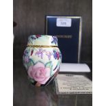 A Moorcroft Enamels ginger jar from the Shakespeare series 'Twelfth Night' 16/50 initialled by the