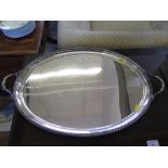 A two handle oval tray 66cm