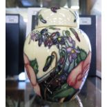 A Moorcroft ginger jar from the Shakespeare series 'Twelfth Night' 138/250 signed by the designer