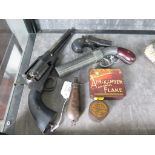 A CMC Replica New Model Navy Cal. 36 revolver no A0753, an Allen Thurper replica early 19th