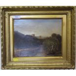 F. Rumble View of Guildford, Surrey Oil on canvas Signed, dated verso 1885, 19.5cm x 24cm