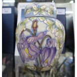 A Moorcroft ginger jar from the Shakespeare series 'Loves Labour's Lost' 28/250 signed by the