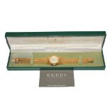 A gentleman's Gucci wristwatch with box and papers