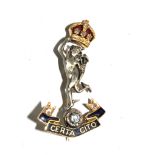A Royal Corp of Signals gem set brooch
