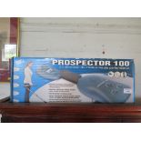A Prospector 100 metal detector