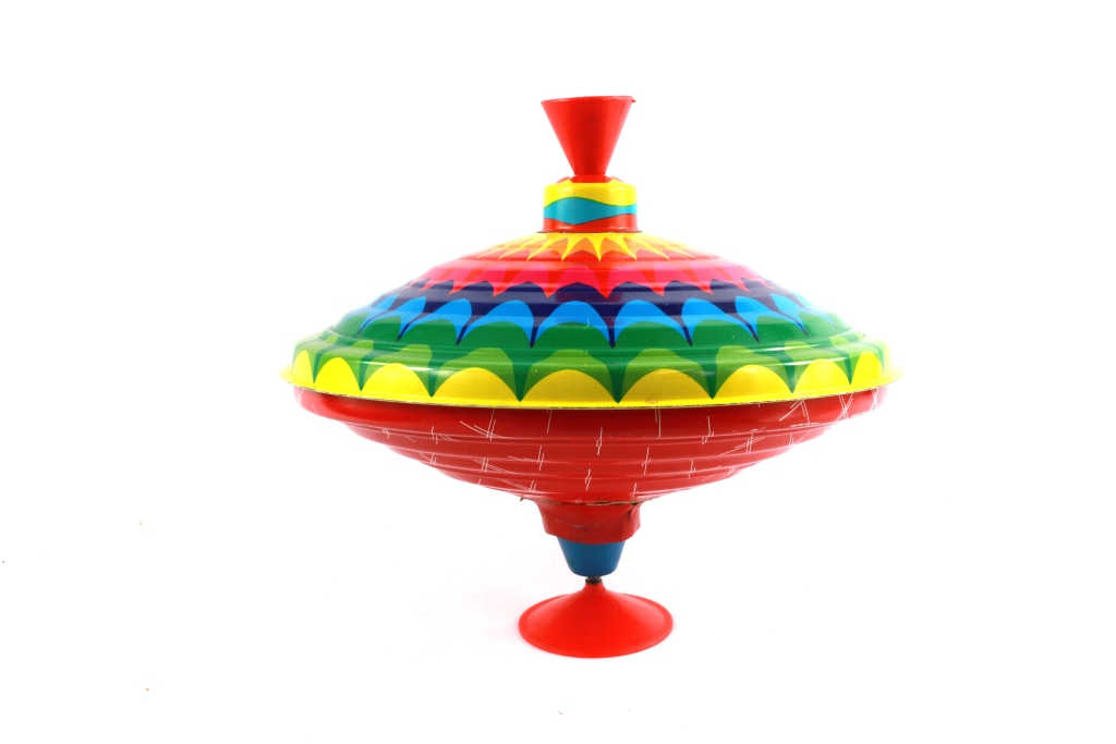 Movie Memorabilia: A Lorenz Bolz Zirndorf Humming Spinning top, used to create the sound effects for