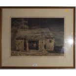 C. Delmar-Morgan 'The Old Barn at Grassington' in the Yorkshire Dales from which John Wesley