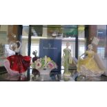 Two Royal Doulton figures, Karen HN2388 and Lorna HN2311, both boxed, another Royal Doulton figure