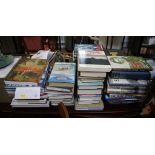 A collection of military history books, mostly Second World War