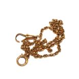 An 18 carat gold watch chain
