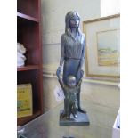 An Enesco Gallery figurine 'First Steps' mother with child, 35cm high