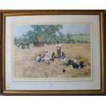 David Shepherd 'The Lunch Break' Signed limited edition print Signed and numbered 419/850 in pencil,