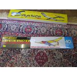 A Keil Kraft Invader model glider, sealed in original box