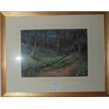 M. Carpenter 'The Valley Gardens' Virginia Water, Surrey Pastel 33.5cm x 47cm