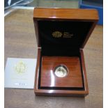 A boxed Elizabeth II Diamond Jubilee sovereign 2012 with certificate