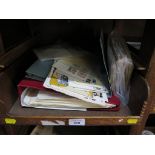 An album of British 20th century stamps, and a folder of loose stamps To be sold to benefit Age