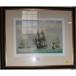 David C. Bell HMS Victory 1805 Limited edition print Signed and numbered 10/190 in pencil 28cm x